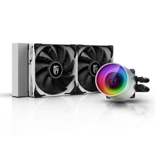 Deepcool Gamerstorm Castle 240EX White All In One 240mm CPU Liquid Cooler - DP-GS-H12W-CSL240EXWH Deepcool Gamerstorm Castle 240EX White All In One 240mm CPU Liquid Cooler - DP-GS-H12W-CSL240EXWH
